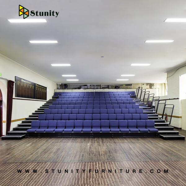 Buy Aerial Work Platform Retractable Grandstand Indoor Bleacher at wholesale prices