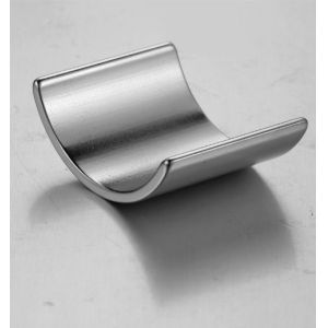 Industrial Thin Ring N52 Neodymium Arc Magnets Customized Size