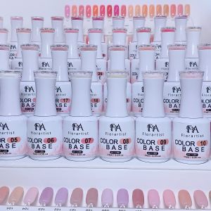 Private Label Logo UV LED Resin Odorless UV Gel Polish Set 120 Colors Rubber