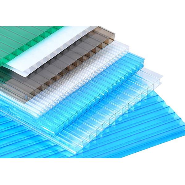 Buy Garden Twinwall Roofing Polycarbonate Sheet Hollow Width 1220mm 2100mm at wholesale prices