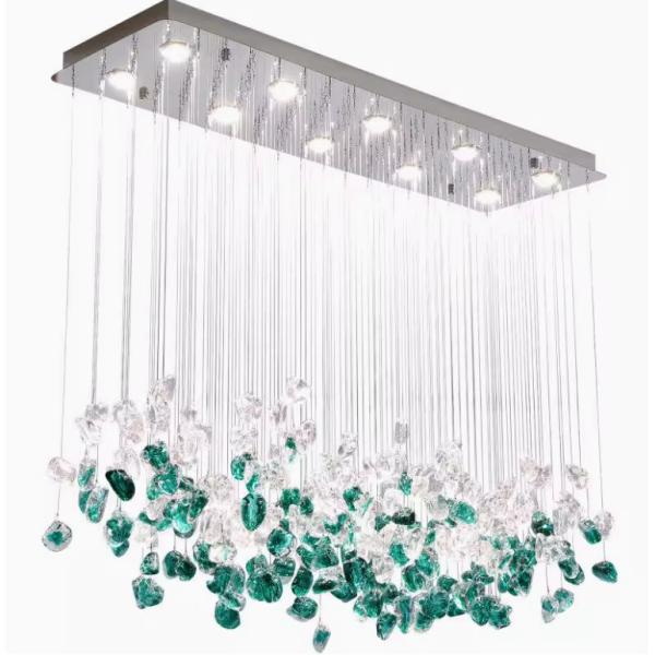 French medieval restaurant chandelier crystal lamp designer art lamp Nordic modern bar island dining room table lamp