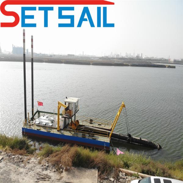 Diesel Engine 10 Inch Cutter Suction Boat with Hydraulic Pump
