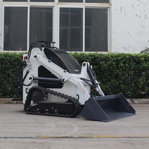 Front End 420cc Small Skid Steer Loader With Bucket Attachment