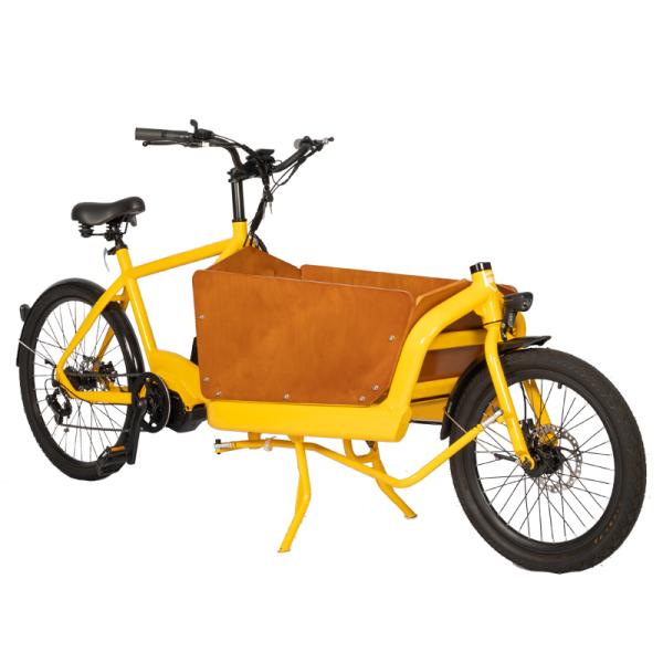 High Capacity Ebike Electric Bike with Rainproof Front Wooden Box and 36V 13Ah Battery