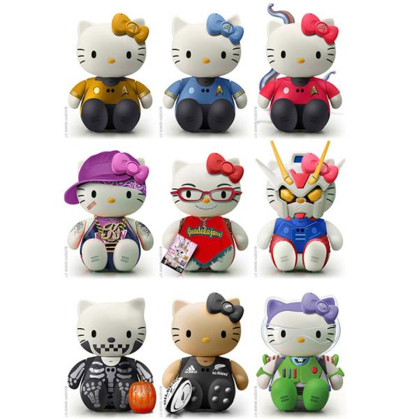 Custom OEM Made PVC Cute Mini Plastic Cartoon Kitty cat Toy as gift to kids