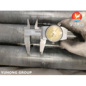 Extruded Finned Tube , ASME SA179 Carbon Steel Heat Echanger Tube with AL Fins