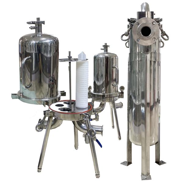 Buy Beer precision cjc 10 inch ss316 316l single or multi cartridges steam stainless steel water filter housing for commerci at wholesale prices