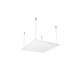 595 X 595 Recessed Office Ceiling Light Panels 48w White Aluminum CRI 80
