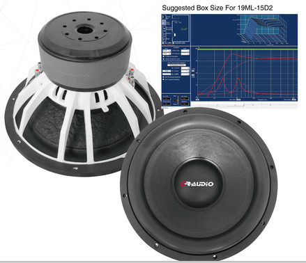 High Performance Car Music System With Woofer Al Basket With For 12 Inch And 15