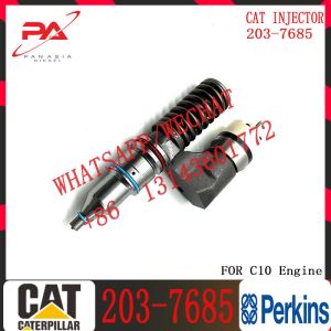 China Diesel Engine Fuel Injector Excavator Accessories Diesel Motor Parts 2037685 203-7685 for C-A-Terpillar C-A-T 16H C-10 C-12 on sale