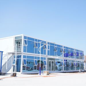 Zontop Modern Luxury Easy Assemble Steel Prefabricated 2 Story Frame 20ft 40 Ft