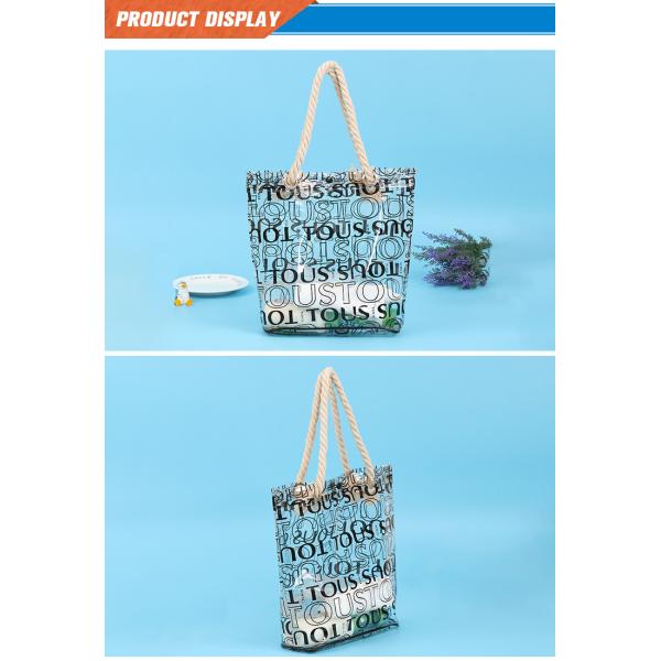 travel stand up zipper rope handles cosmetic pouch lady bag woman make up, mini Jelly Candy Bag, PVC tote beach bag