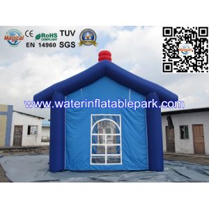Fashion House Inflatable Trade Show Tent Exhibition Dark Blue