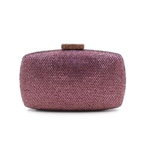 China American Style High - Grade Rhinestone Evening Bags Satin Fabric Material on sale