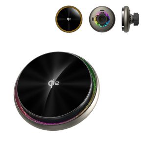 China Multiple Lighting Adjustments Magnetic Car Wireless Charging Bracket With Starry Sky Lighting Effect And High-End Design on sale