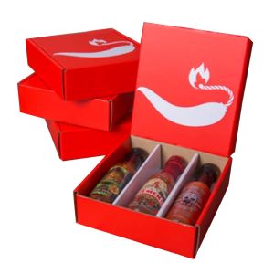 Quality Custom Logo Printing Paper Empty Hot Sauce Packaging Box for sale