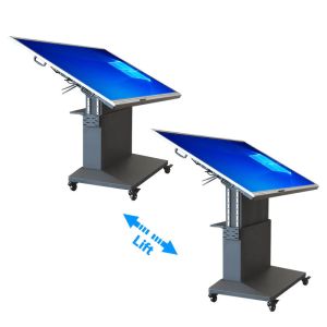 Lift Up Down Rise Fall Flip Left Right Remote Control Stand for 86" 98" 110"