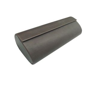 Custom leather handmad Brown Eye Glasses Case with Optical frames