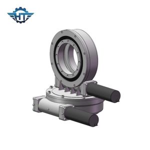 Hourglass Worm Gear Slewing Ring Bearing For Curved Mirrors Parabolic Csp