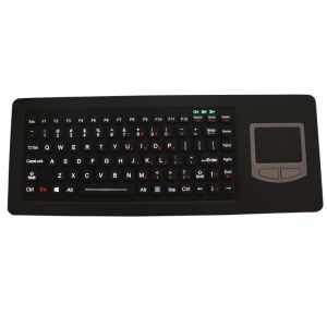 Ruggedized Silicone Keyboard Rubber with Rugged Touchpad Metal Housing