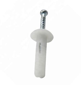 M5X30 PA Mushroom Head Nylon Anchor Plastic Fixing Expansion Wall Anchor With Screws