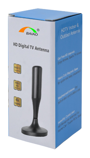 BAIAO 0-2dBi Free Channel TV Antenna HD Portable Digital Aerial For USB TV Tuner