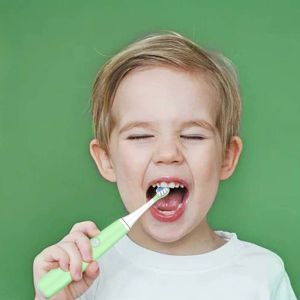 Silicone Head Long Standby Kids Electric Toothbrush Childrens Rechargeable