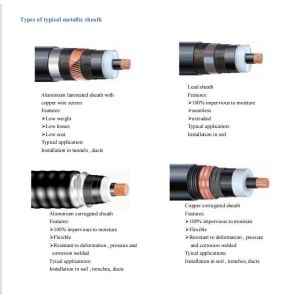 800mm2 XLPE Insulated Welding Corrugated Aluminium-Sheathing Flame-Retardance