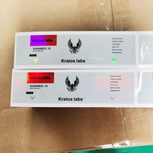 Waterproof Die Cut Hologram Medication Label Stickers