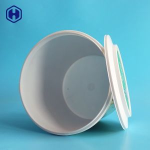 Commercial Round Plastic Packaging Containers SGS FDA Certificated