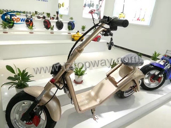 2017 popular electric scooter with big wheels fashion citycoco