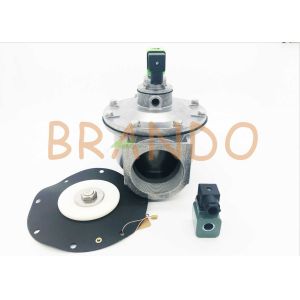 Right Angle Big Size Pneumatic Pulse Valve 3 Inch Port Size For Dust Removal