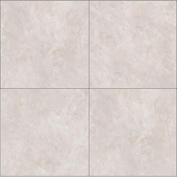 Stylish Marble 800x800mm Light Brown Polished Glazed Porcelain Tiles For Balcony Scratch-resistance