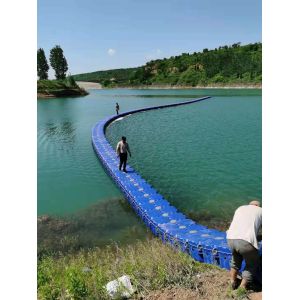 Stable Low Maintenance Black Rectangular Plastic Pontoon