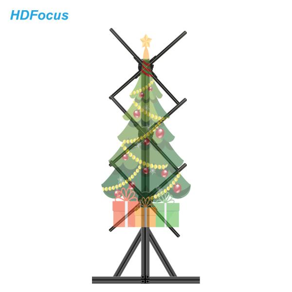 High Quality Spinning Led Fan Hologram Projector Screen Stand Wall Mounted