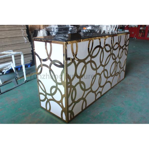 Rectangular Living Room Bar Shelf With Wheels Removable Durable Hotel Furniture