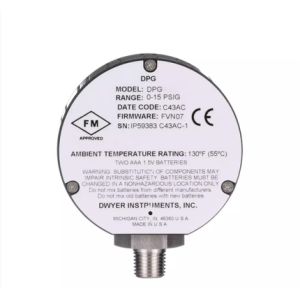 Dwyer DPG Digital Pressure Gauge with IP66 Aluminum Housing