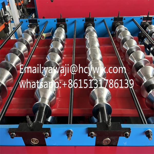 Galvanized Steel Metal Rolling Roofing Sheet Tiles Making Machine Trapezoidal Roof Roll Forming Machine
