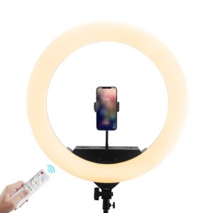 22-inch ring light with display and remote control, can be matched with a