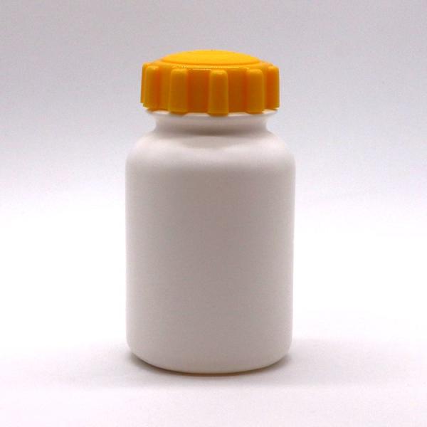 300cc HDPE Round Plastic Capsule Bottle with Screw Cap for Medicine Supplement Tablet