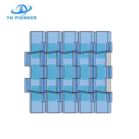 Stainless Steel Conveyor Double Hinge Chain For Shock Absorption Noise Reduction