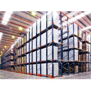 Distribution Center Drive In Pallet Rack , High Density Racking System