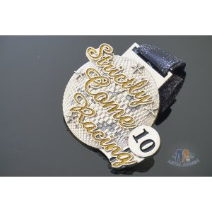 3D Earth Glitter Color Custom Silver Sports Medal , Bespoke Metal Running