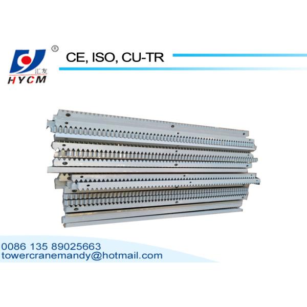 Metal Steel Mast Section Gear Rack 1508*80*40mm Construction Elevator Replacement Parts
