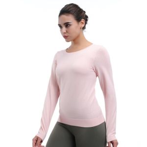 UV Protection Running Long Sleeve Tops 92% Nylon 8% Spandex