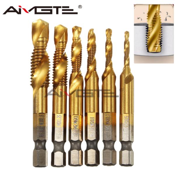 HSS Drill Manufacturer Hss 6542/M2 Metric Thread Combination Drill and Taps Set