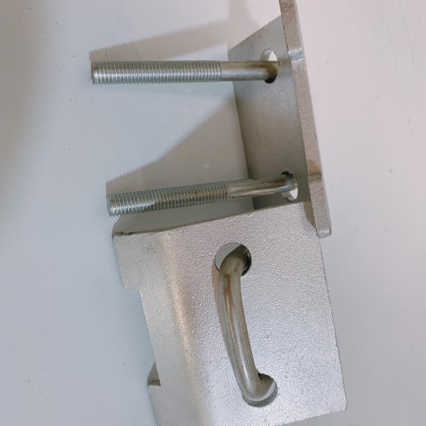 Buy Electroplated Right Angle Stainless Steel Beam Clamps Malleable Iron 1In Pvd Coating at wholesale prices