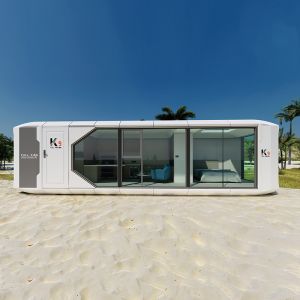 Quality Steel Luxury Modern Portable Space Capsule Prefabricated Container for sale