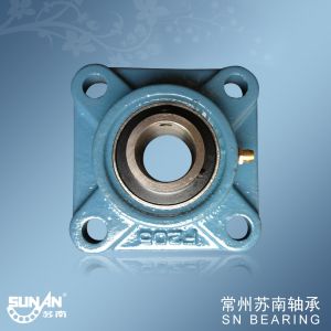 Quality F200 UCF205 Cast Iron Pillow Block Bearing With Flange , Mine Machinery Bearings for sale