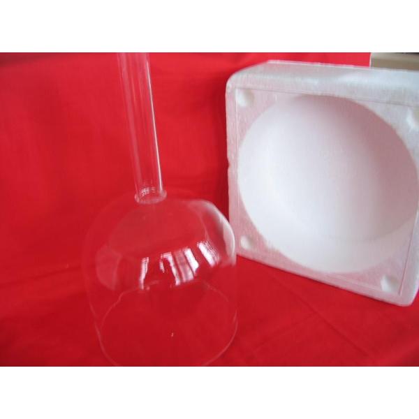 Hand held quartz singing bowl